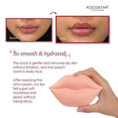 Kocostar Peach DuoDuo | Lip Scrub & Oil-In-Cream Kocostar