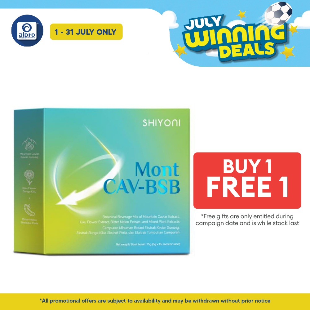 Shiyoni Mont CAV-BSB Botanical Extract Beverage 5g ×15s | Daily Metabolism Support Drink Shiyoni