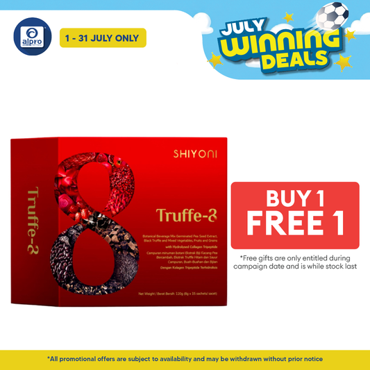 Shiyoni Trufee-8 Botanical Beverage 8g ×15s | Daily Hair & Scalp Wellness Support Shiyoni