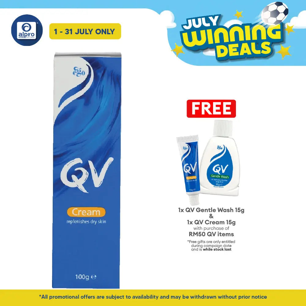 Ego QV Cream 100g | For Dry Skin QV