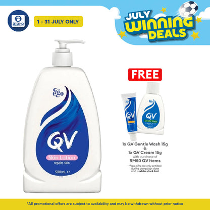 Ego QV Skin Lotion 500ml | Repairs and Soothes Dry skin QV