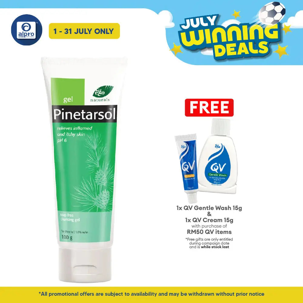 Ego Pinetarsol Gel 100g | Soothing Cleansing Gel QV