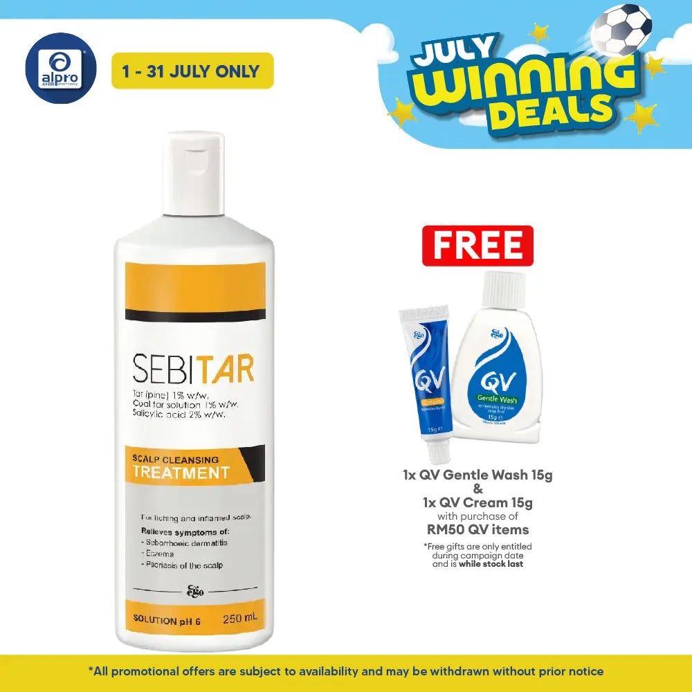 Ego Sebitar Scalp Cleansing Treatment 250ml | For Scalp Relief QV