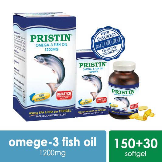 THC Pristin Fish Oil 150s With 30s | Brain Health