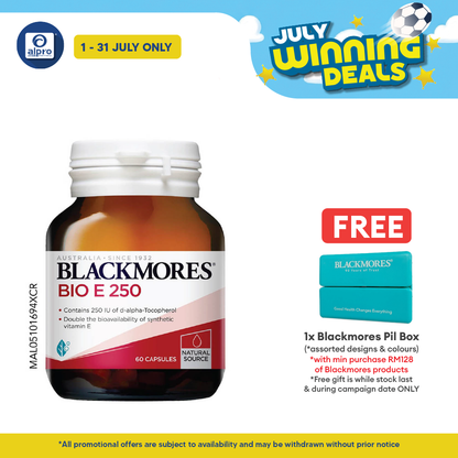 Blackmores Bio Vitamin E 250iu 60s | Heart Health Blackmores
