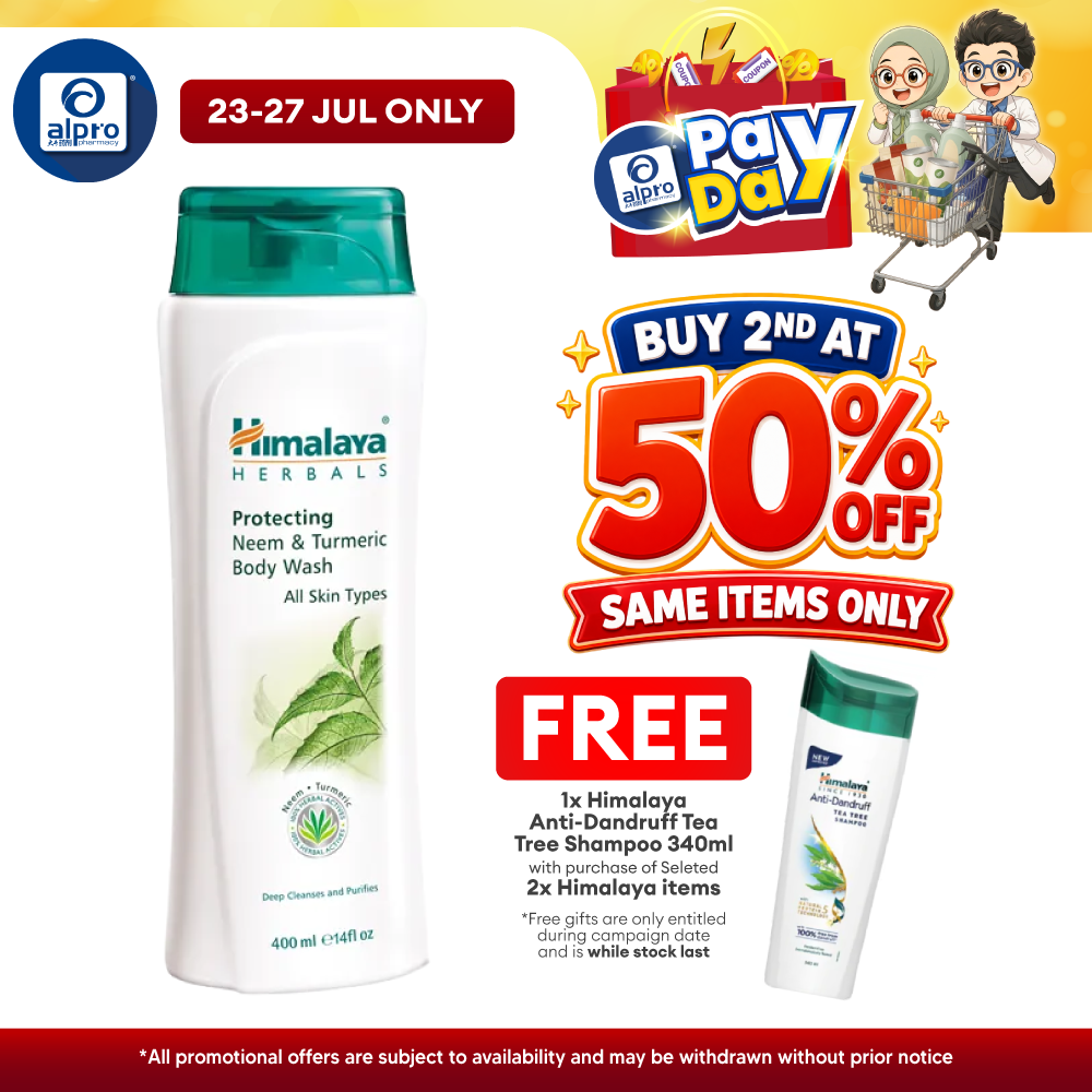 Himalaya Neem & Tumeric Body Wash 400ml | Gentle and Effective Himalaya