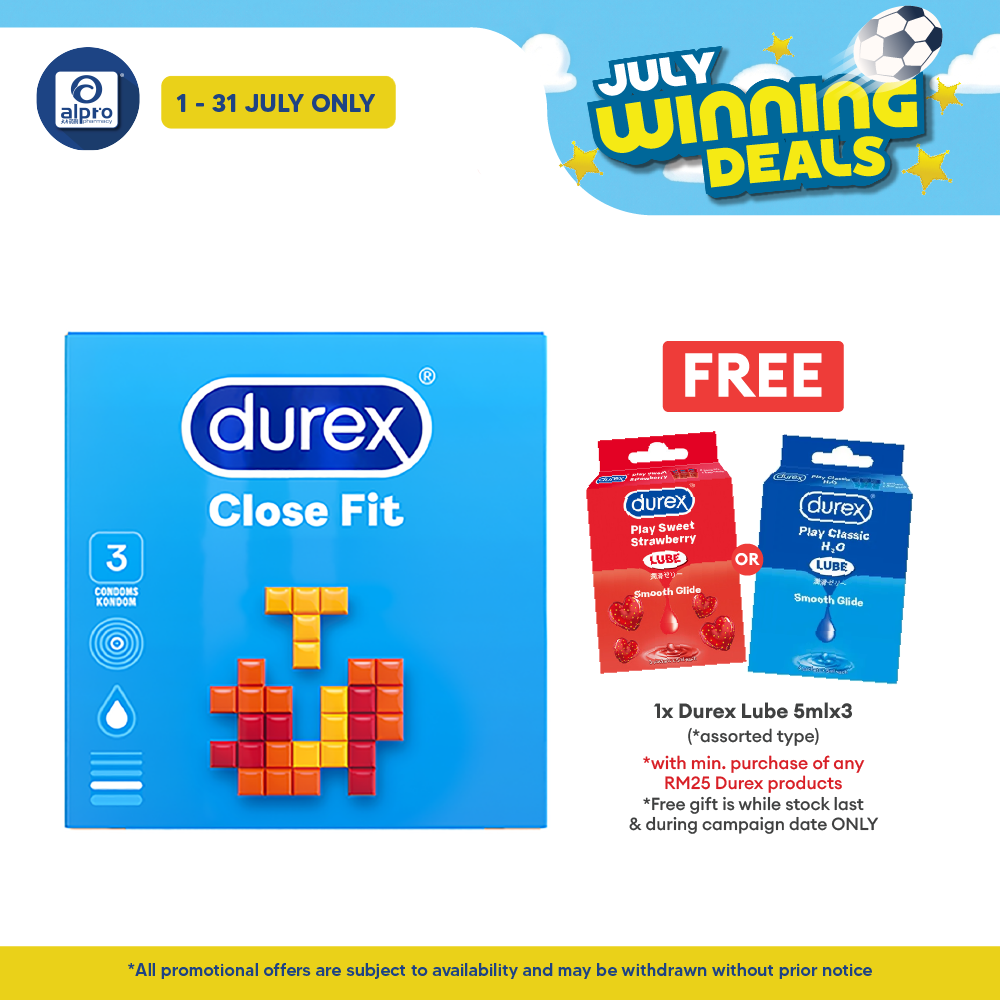 Durex Close Fit Condom 3s Durex