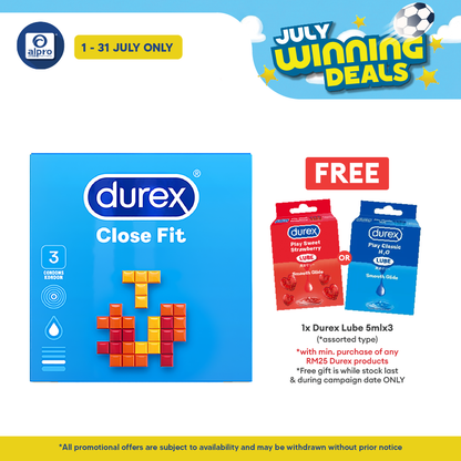 Durex Close Fit Condom 3s Durex