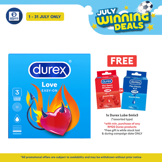 Durex Love Easy-on Condom 3s Durex
