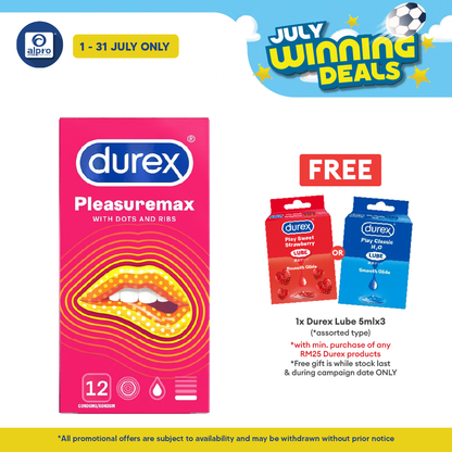 Durex Pleasuremax Easy-on Condom 12s Durex