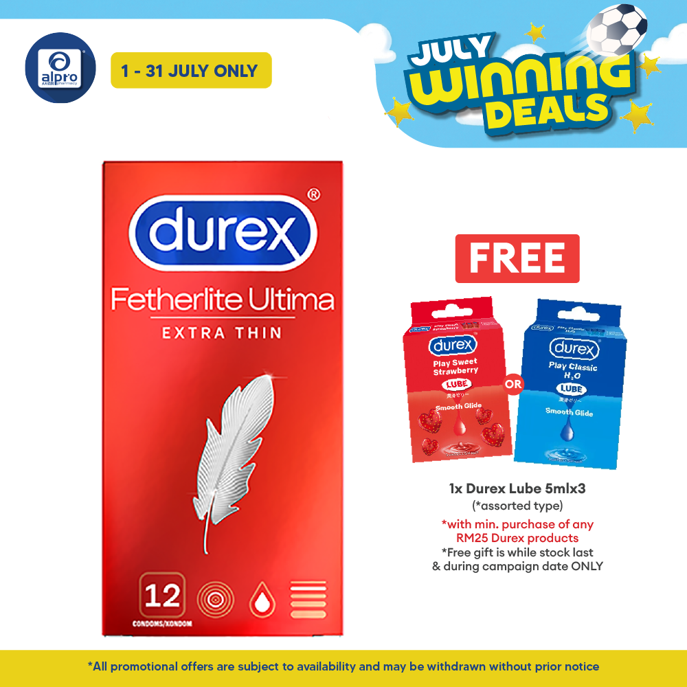 Durex Fetherlite Ultima (52mm) Condom 12s Durex