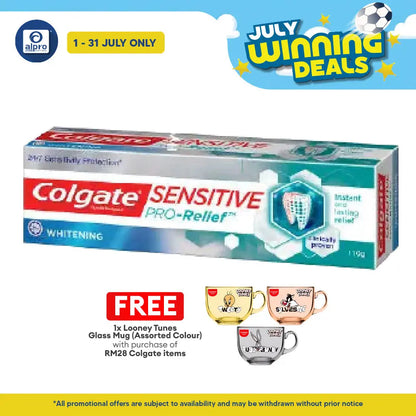 Colgate Sensitive Pro-relief+whitening 75ml/110g Colgate