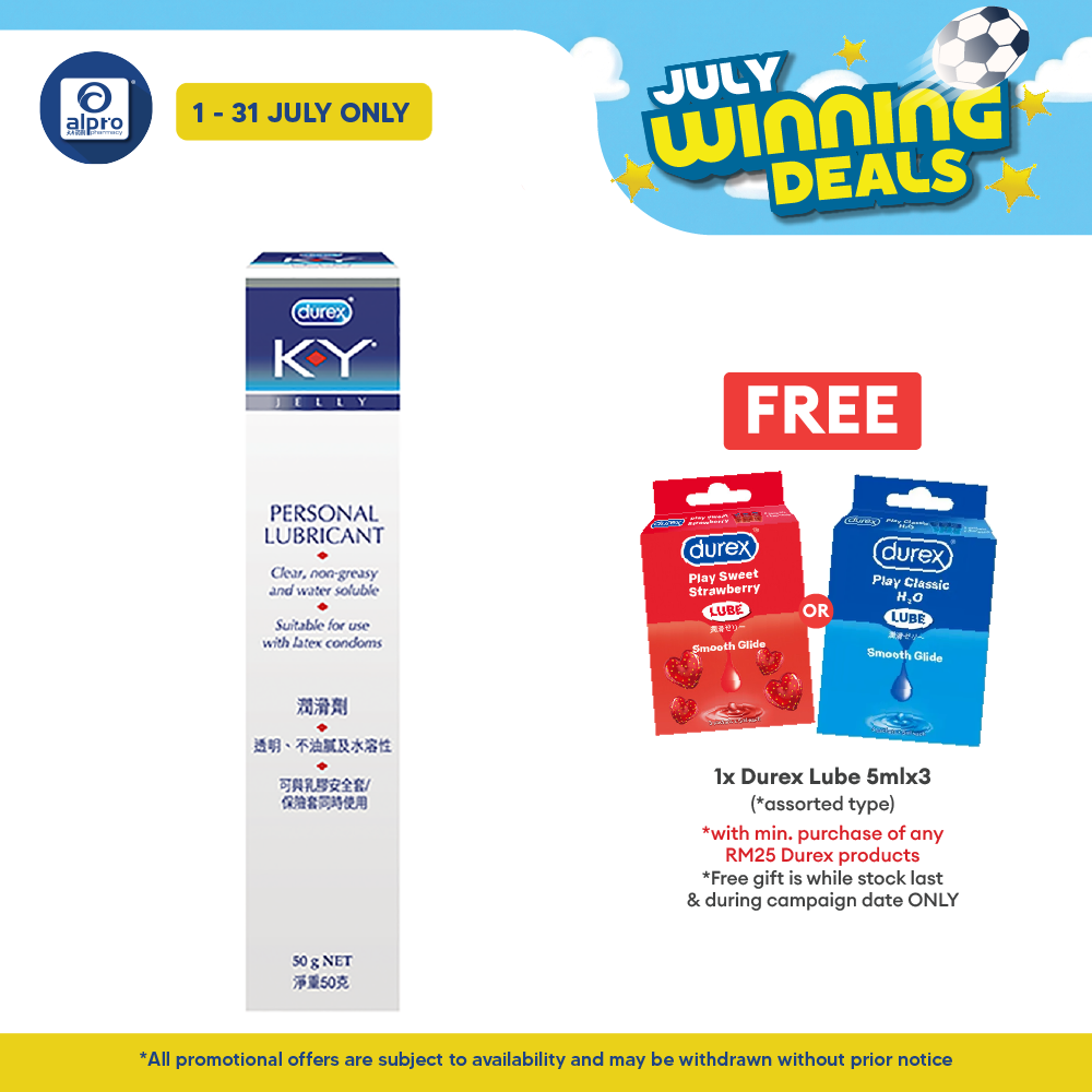Durex K-y Jelly Lubricant 50g Durex