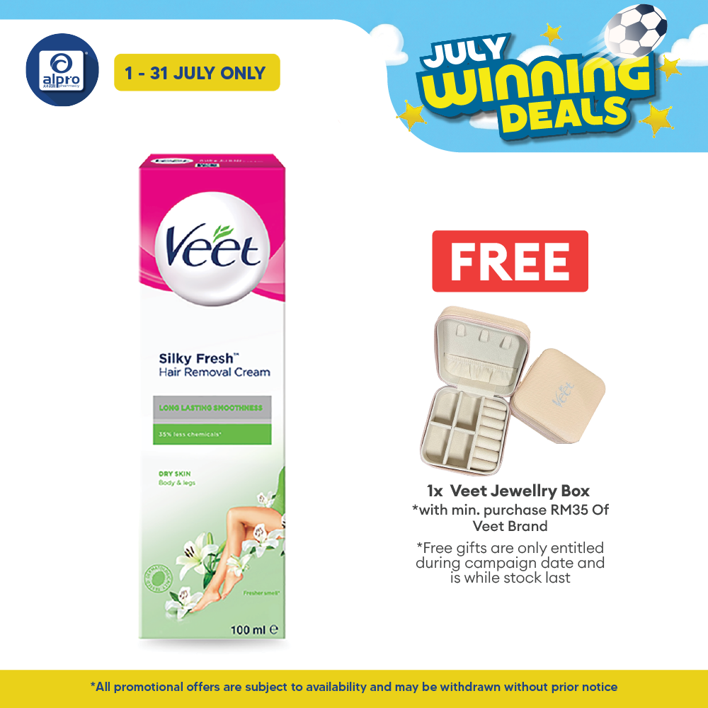 Veet Dry Skin Cream 100ml Veet