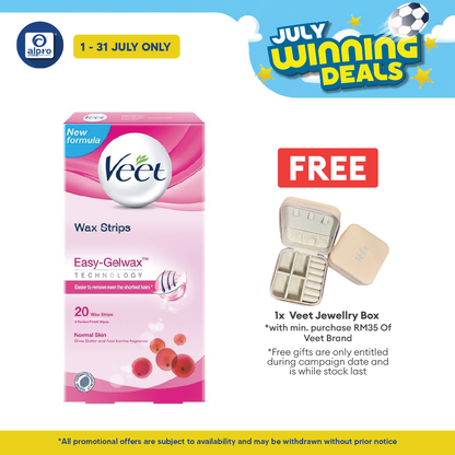 Veet Facial Wax Strip 20s Veet