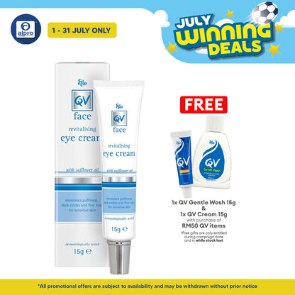 QV Face Revitalising Eye Cream 15g | Reduce Puffiness & Dark Circles QV