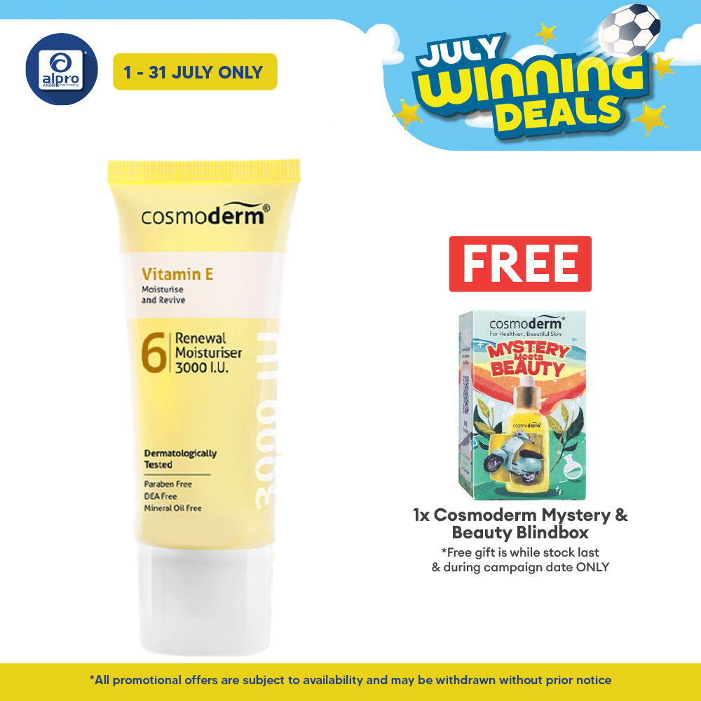 Cosmoderm Vitamin E Renewal Moisturizer 3000i.u. 50g Cosmoderm