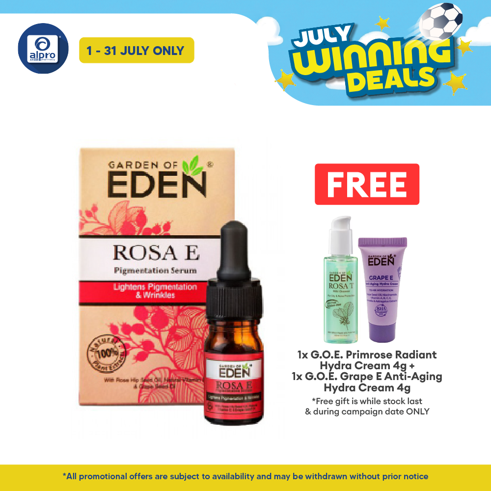 Garden Of Eden Rosa E Pigmentation Serum 5ml Garden Of Eden