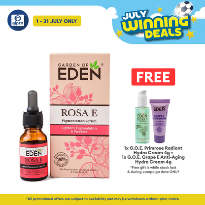 Garden Of Eden Rosa E Pigmentation Serum 15ml | Lightens Skin Tone Garden Of Eden