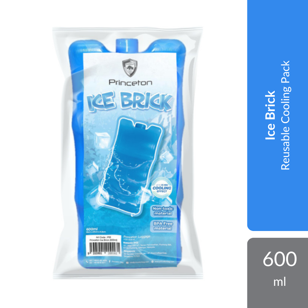 Princeton Ice Brick 600ml | Reusable Cooling Pack For Long-Lasting Temperature Retention Alpro Baby