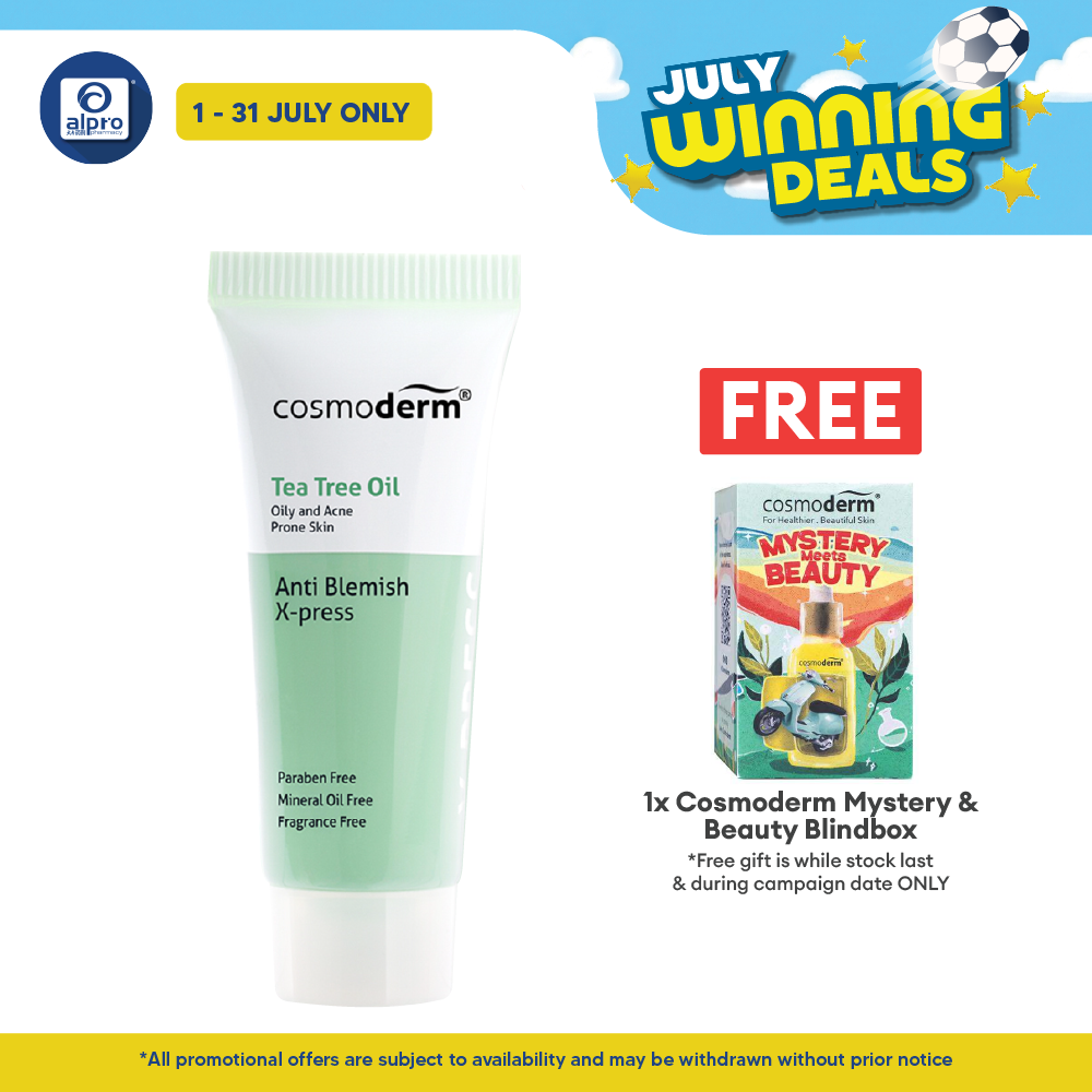 Cosmoderm Tea Tree Oil Anti-Blemish X-Press 10 Ml Cosmoderm