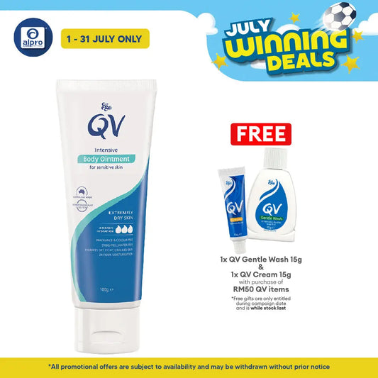 Ego QV Intensive Body Moisturiser Dry Skin 100g QV
