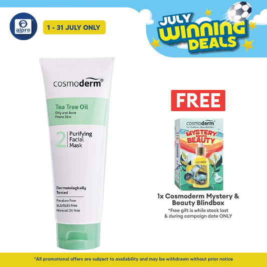 Cosmoderm Tea Tree Oil Purifying Facial Mask 100ml Cosmoderm