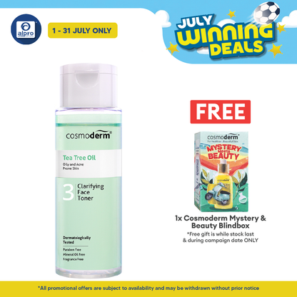 Cosmoderm Tea Tree Oil Clarifying Face Toner 100ml Cosmoderm