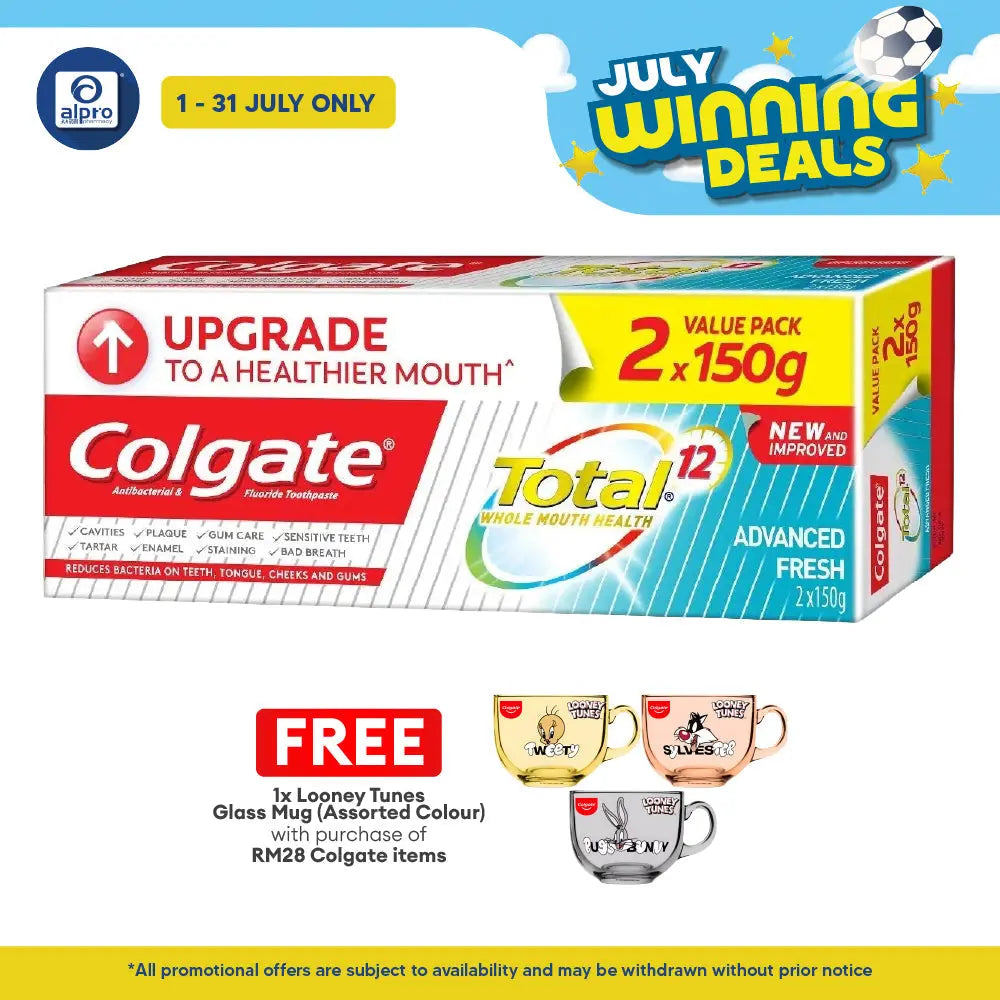 Colgate Total 12 Hour Protection Advance Fresh 150g 2s Colgate
