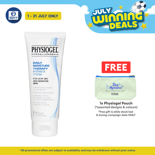 Physiogel Hypoallergenic DMT Intensive Cream 100ml | Long-Lasting Hydration Physiogel