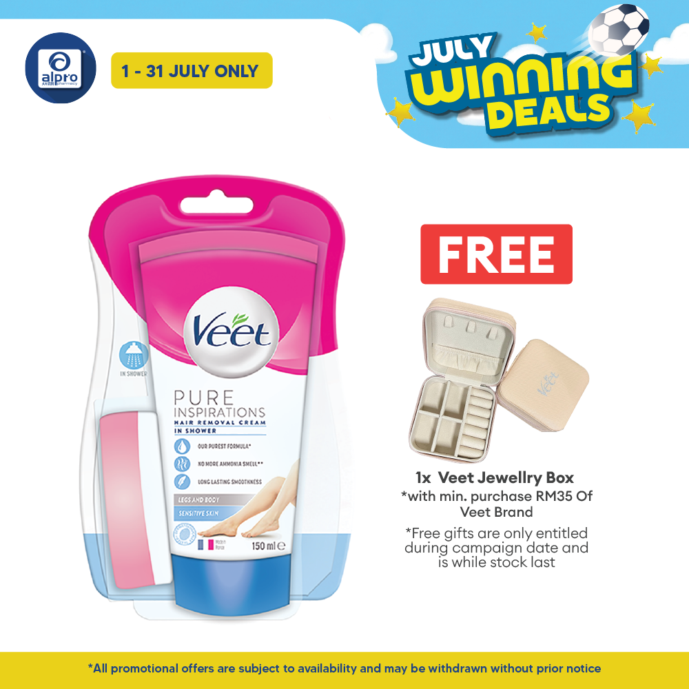 Veet In-Shower Hair Removal Sensitive CR | 150ml Veet