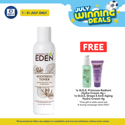 Garden Of Eden Soothing Toner 100ml | Revitalizes and Soothes Skin Garden Of Eden