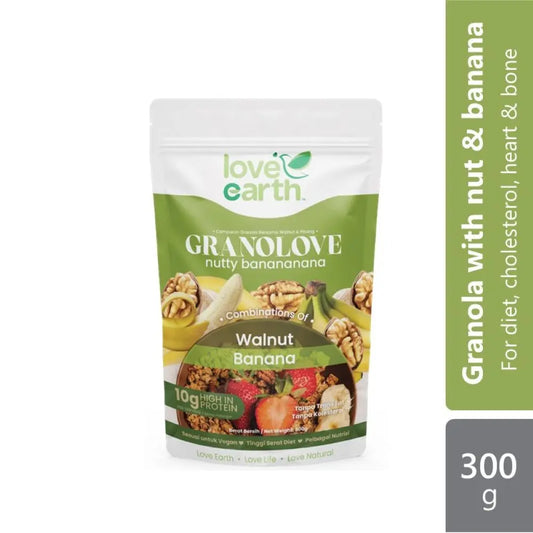 Love Earth Nutty Banananana Granolove 300g Love Earth