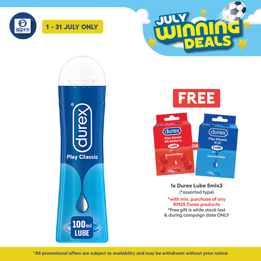 Durex Play Classic Pleasure Gel 100ml | Water-Based Lube Bonlife