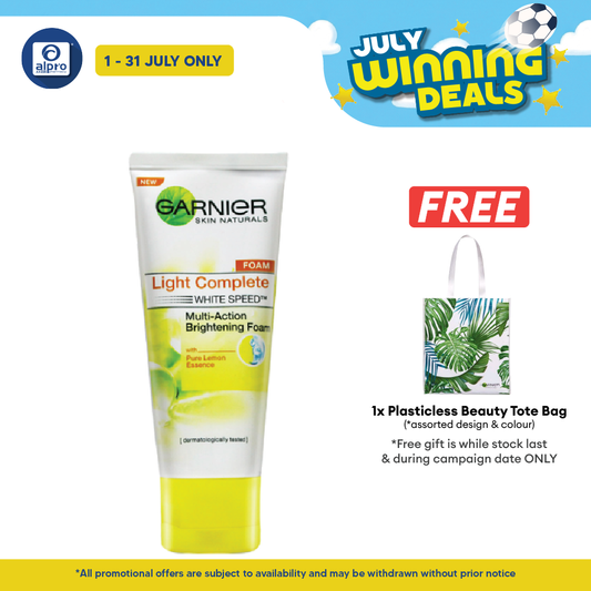Garnier Light Complete Foam 150ml | Intensively Cleanses and Visibly Brightens Skin Garnier