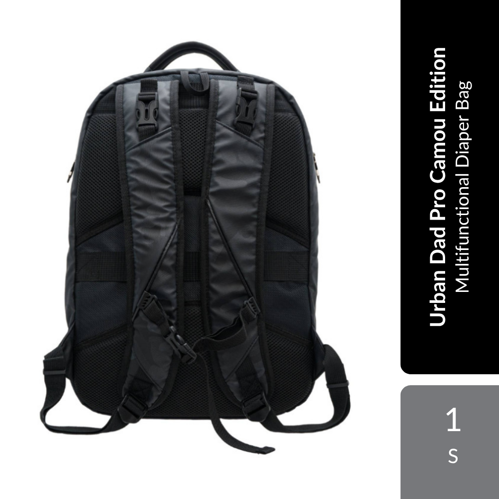 Princeton Urban Dad Pro Camou Edition 1s | Spacious & Multifunctional Diaper Bag For Parents Alpro Baby