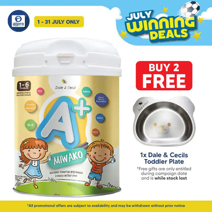 Miwako A+ Plant-based Milk Formula 700g | For Children Age 1-6 Years Old Miwako