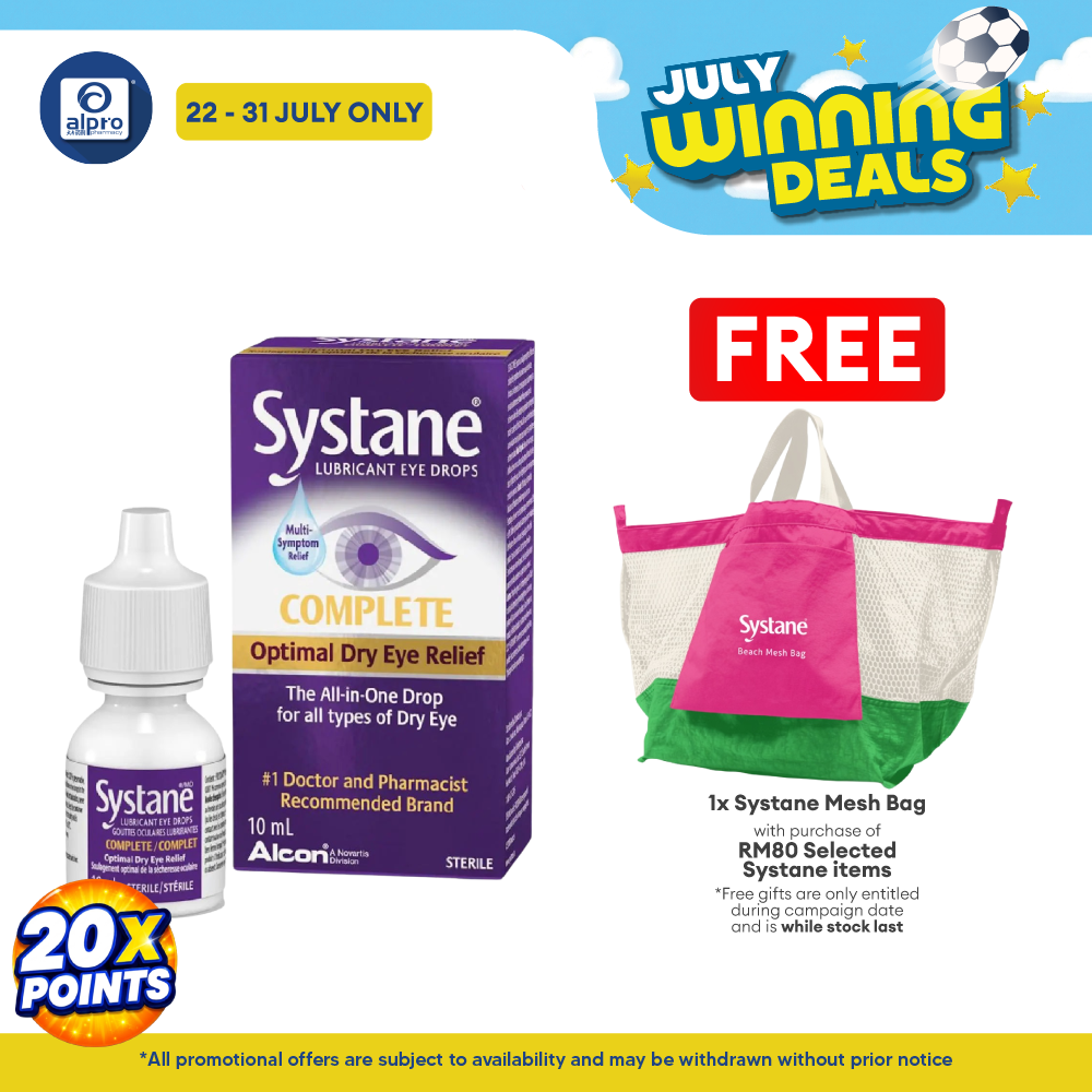 Alcon Systane Complete 10ml | Tear Evaporation Protection Alcon