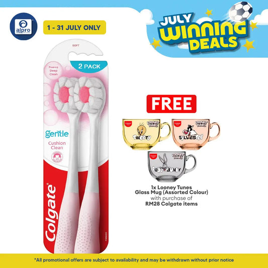 Colgate Toothbrush Cushion Clean 2s Colgate