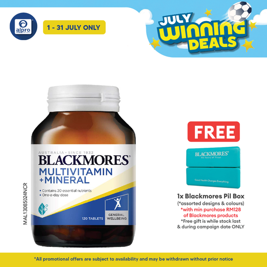 Blackmores Multivitamins + Minerals 120s | General Well-being Blackmores