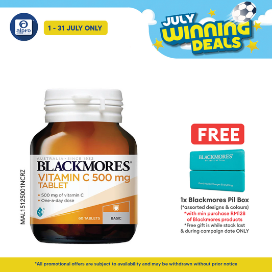Blackmores Vitamin C 500mg 60s | Helps to Support Blood Vessels Blackmores
