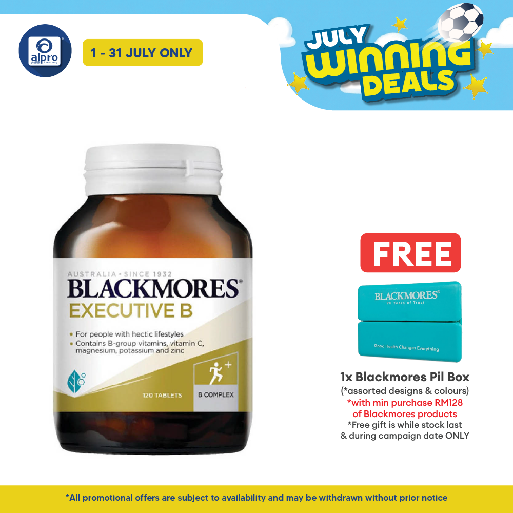 Blackmores Executive B 120s | Stress & Energy Blackmores