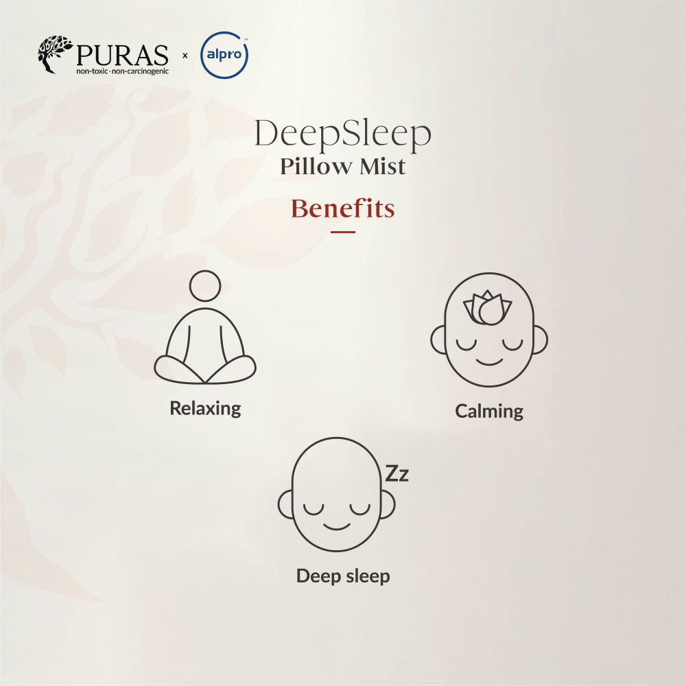 Puras Deepsleep Pillow Mist 55ml | Improves Sleep Quality