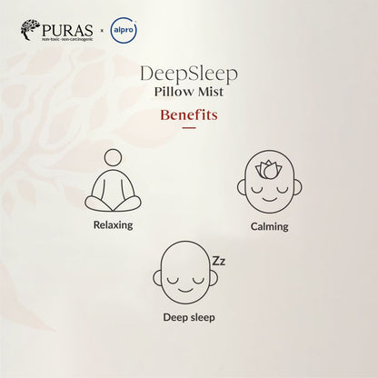 Puras Deepsleep Pillow Mist 55ml | Improves Sleep Quality