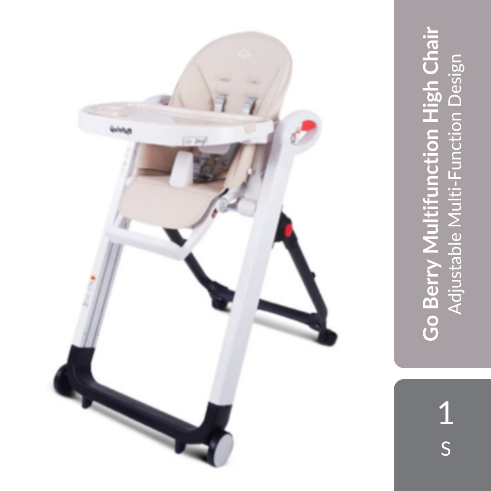 Quinton Go Berry Multifunction High Chair 1s | Adjustable Multi-Function Design For Feeding & Play Quinton
