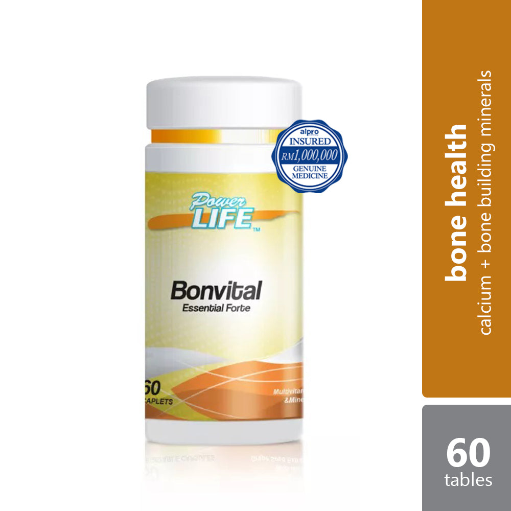 Powerlife Bonvital Essential Forte 60s | Strong & Healthy Bones
