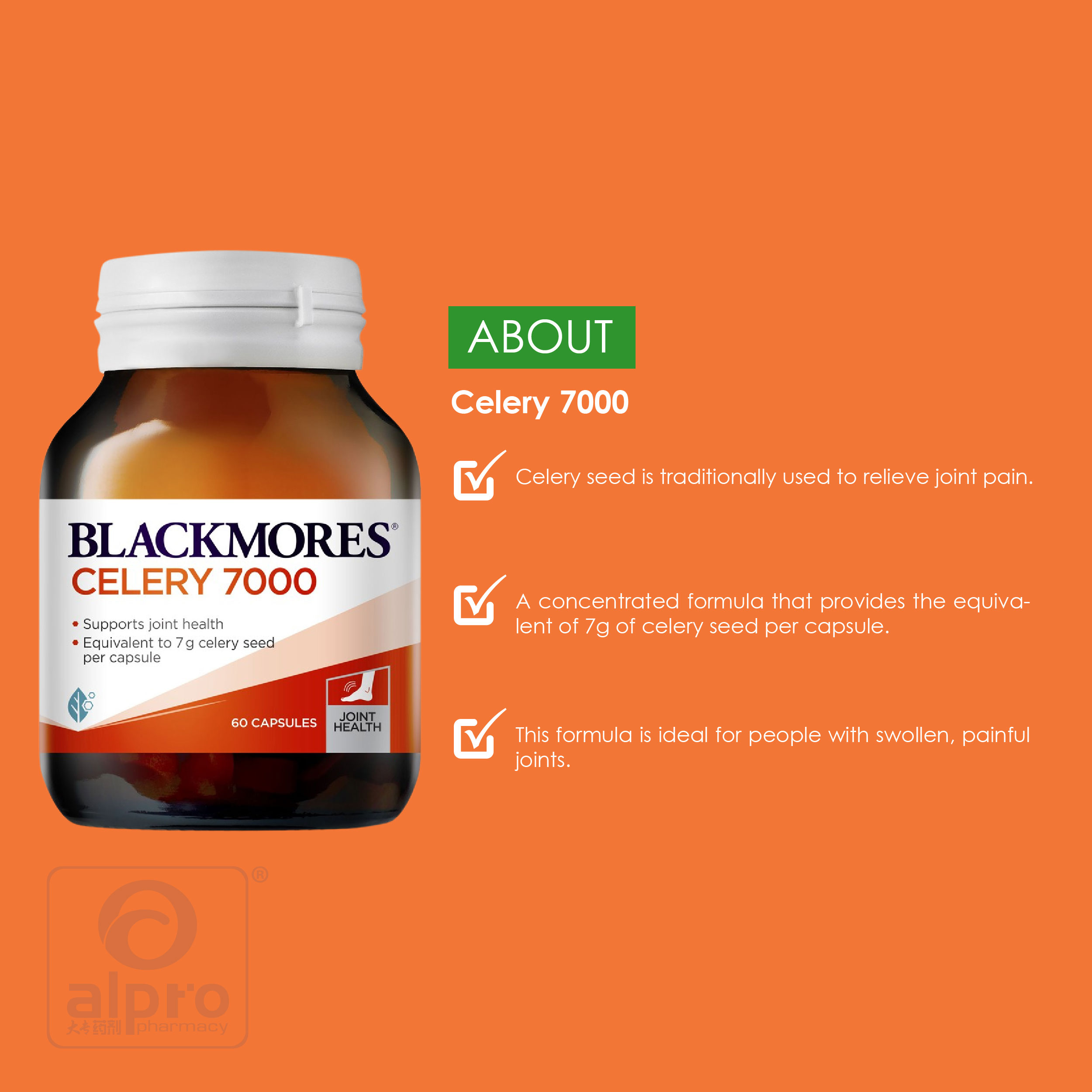 Blackmores Celery 7000 60s Alpro Pharmacy