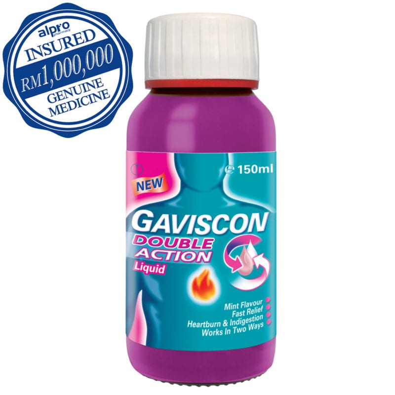 Gaviscon Double Action Liquid 150ml (exp. Date 11/2020)  Alpro Pharmacy