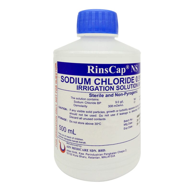 Rinscap Normal Saline Sodium Chloride Irrigation Solution ...