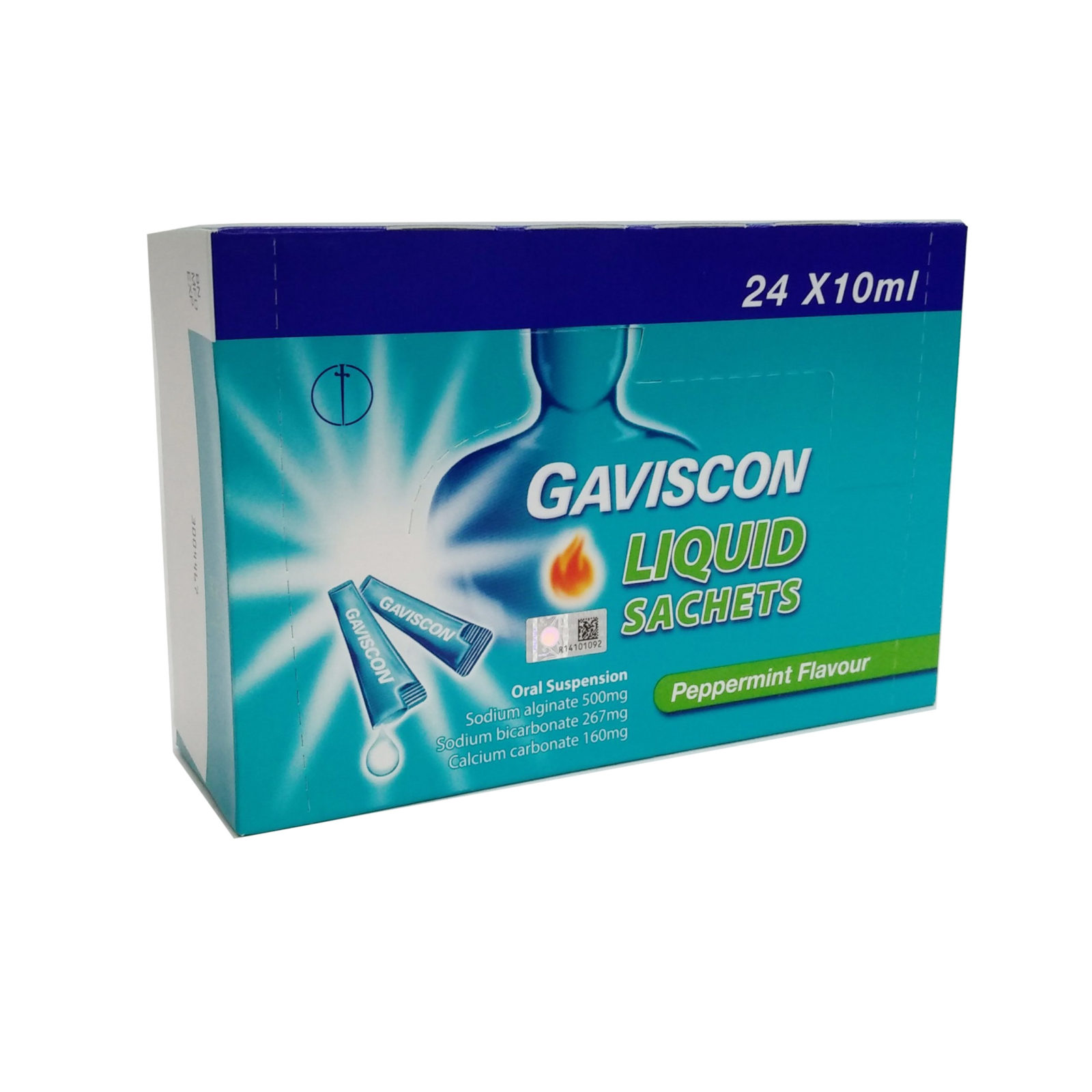 Gaviscon Liquid Peppermint (sachets) 10ml 24s Alpro Pharmacy